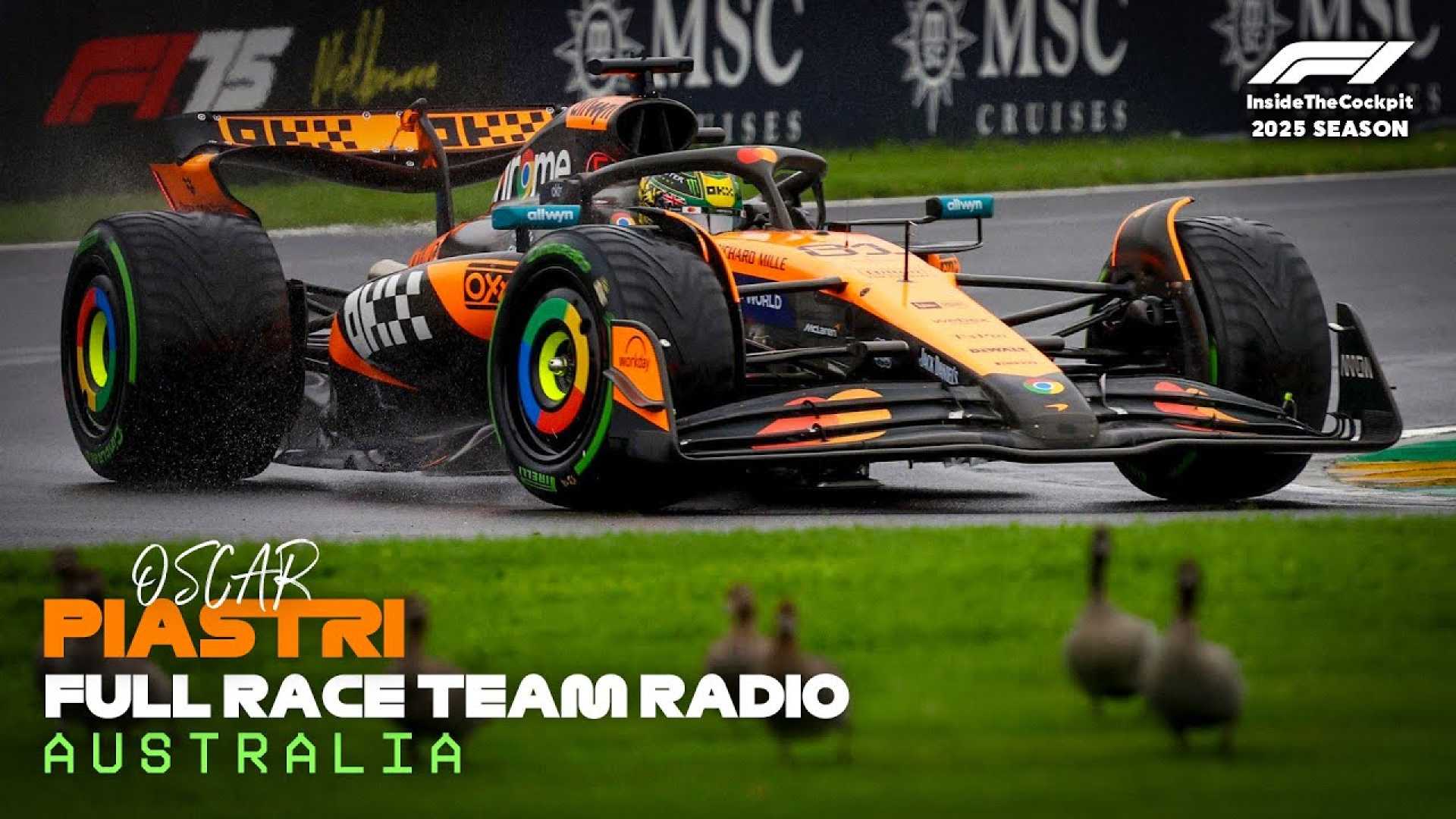 Oscar Piastri Mclaren Australian Grand Prix 2025