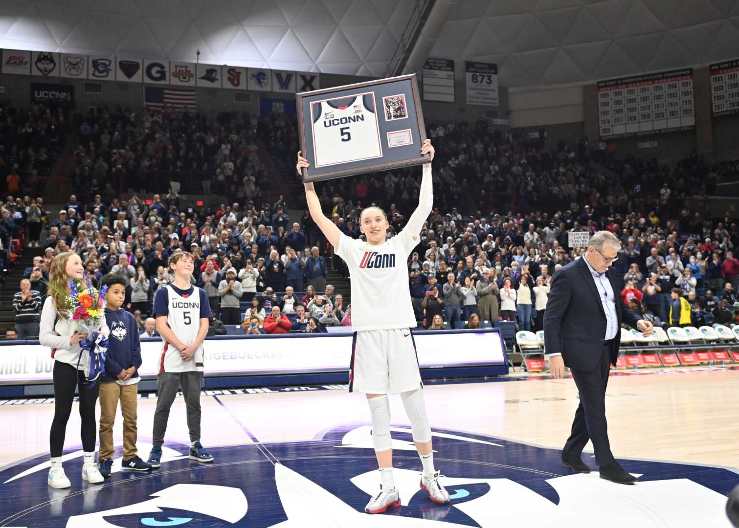 Paige Bueckers Uconn Jersey Retirement Ceremony