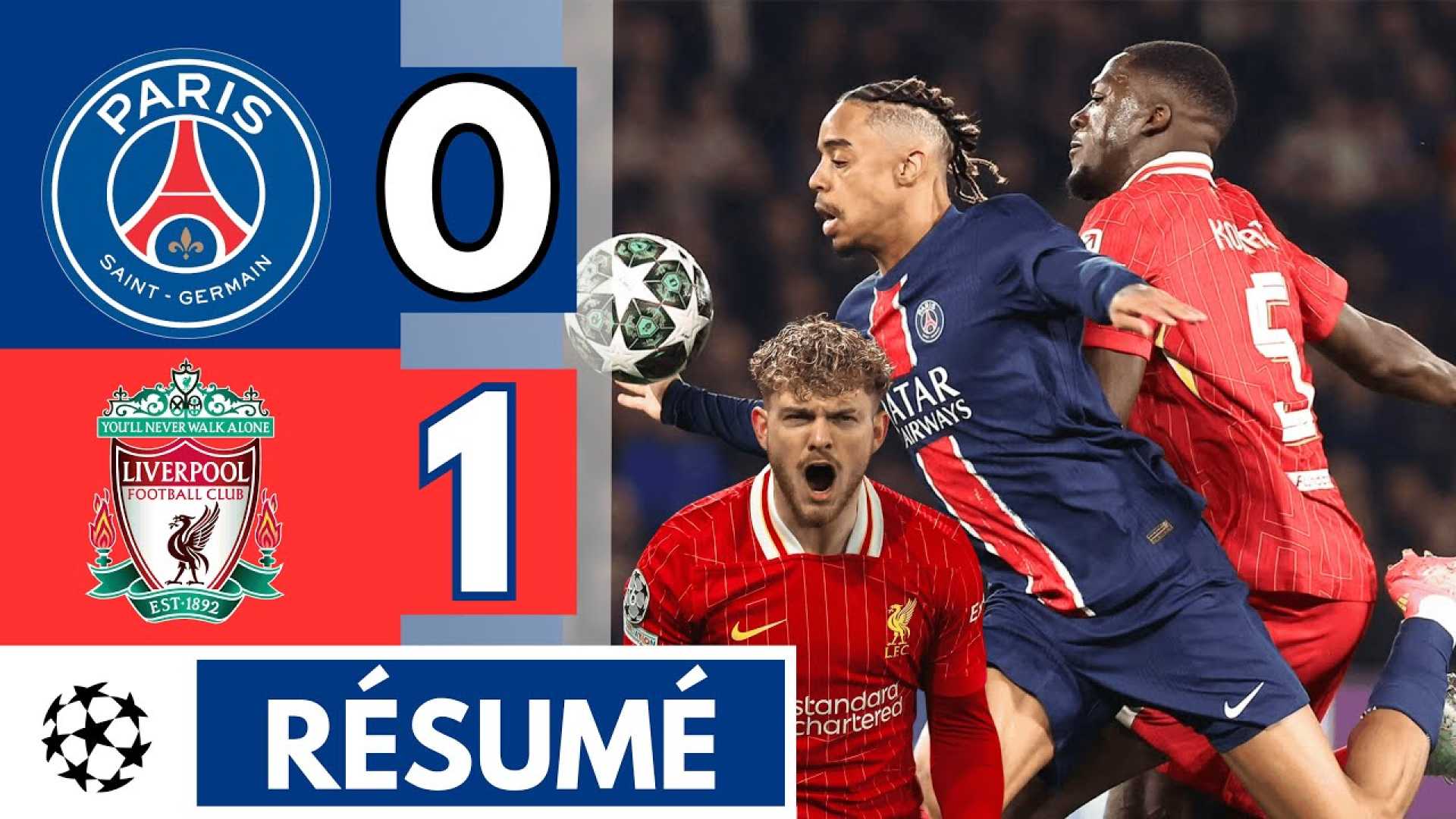 Paris Saint Germain Vs Liverpool Champions League