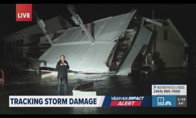 Paulding County Georgia Storm Damage Gas Station