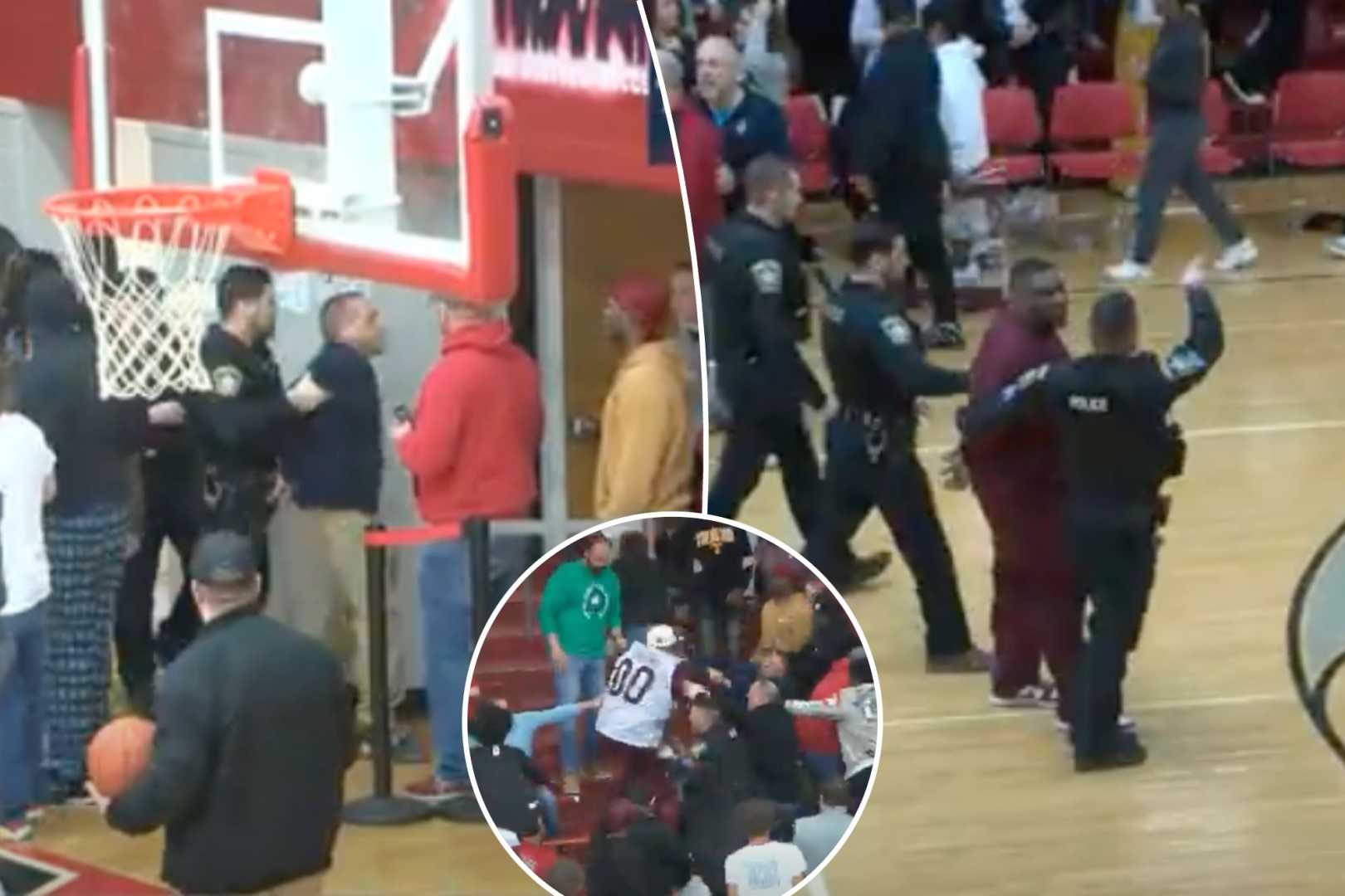 Pennsylvania High School Basketball Fight