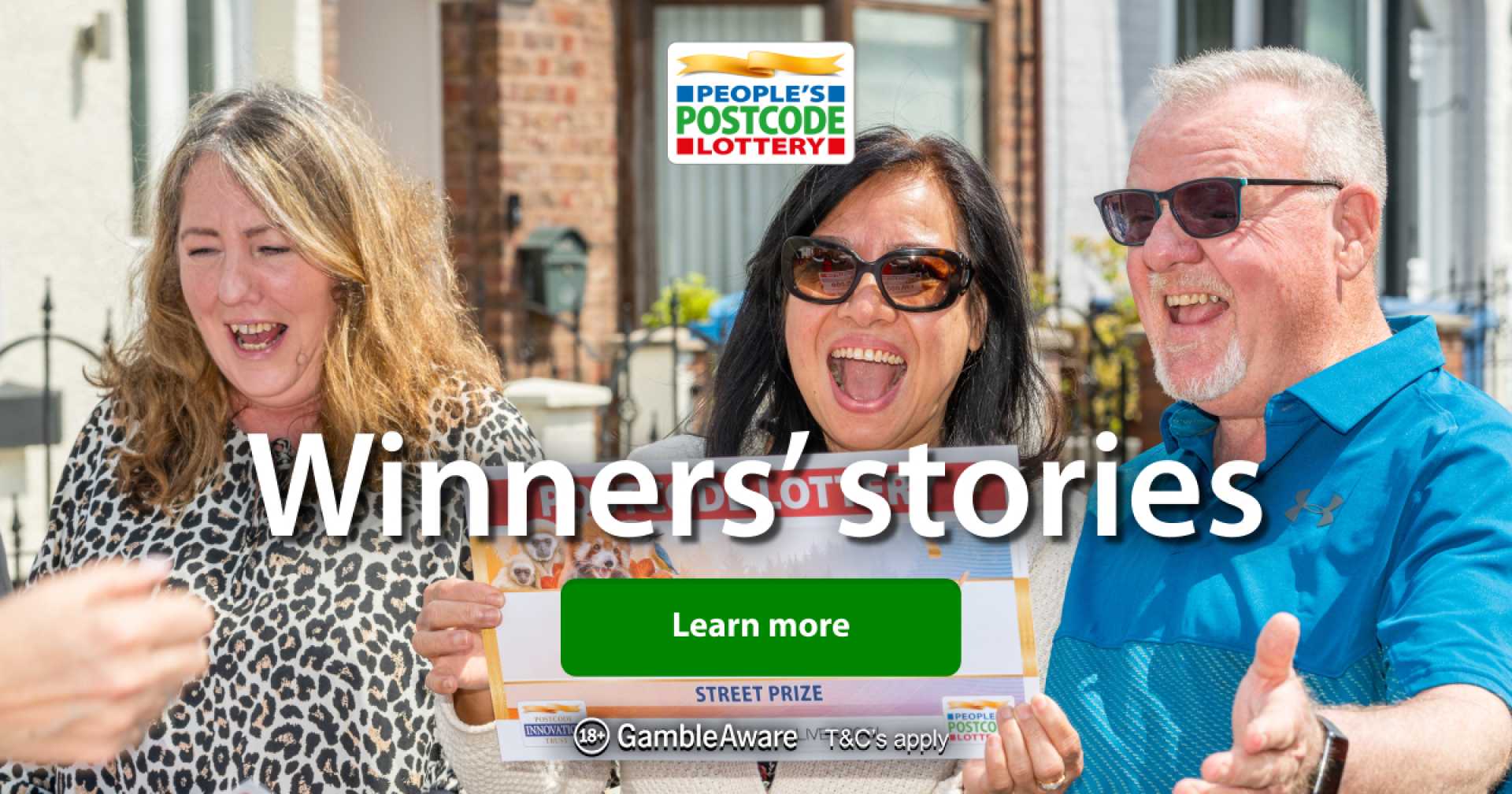 People's Postcode Lottery Winners Announcements