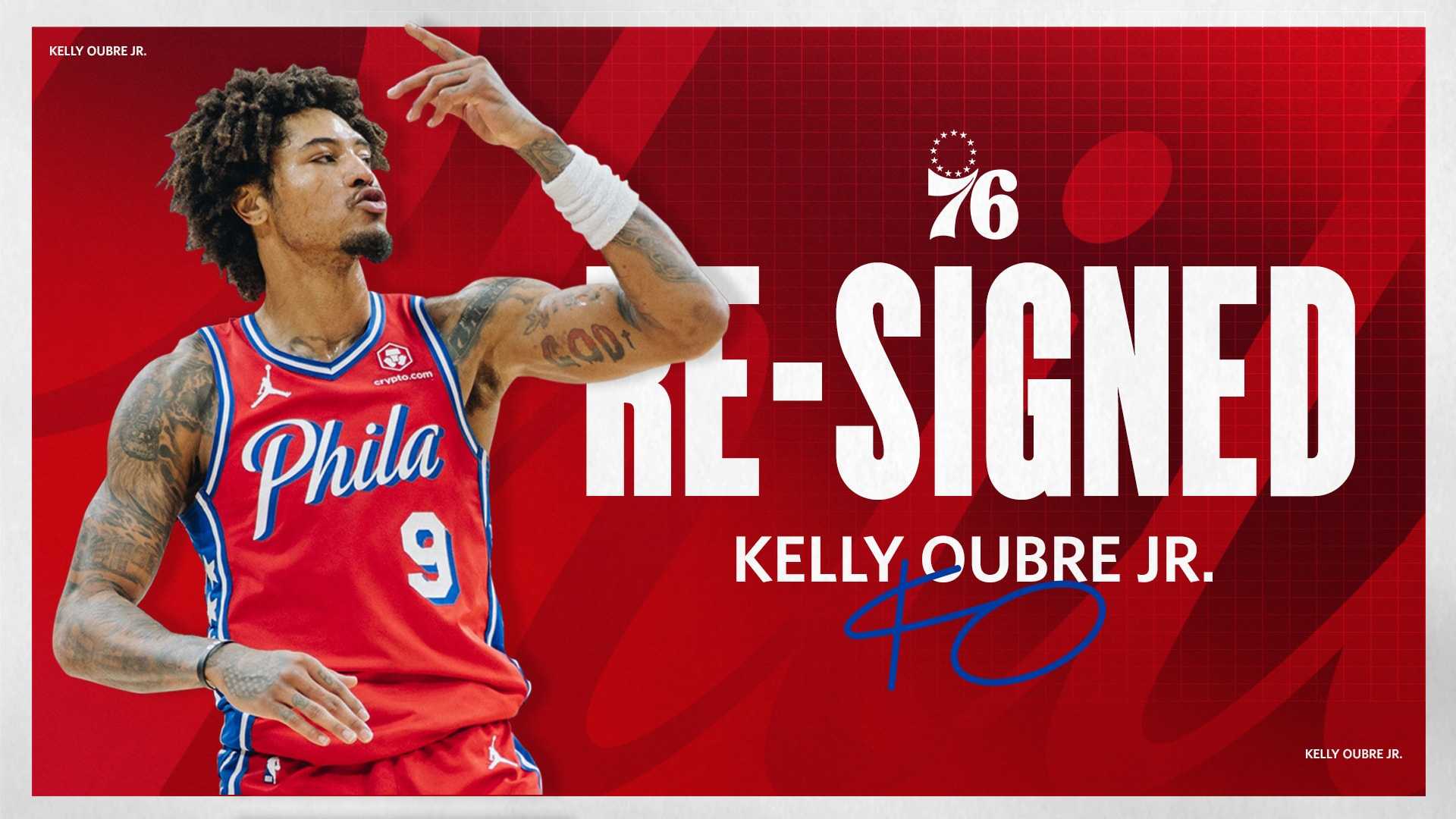 Philadelphia 76ers Kelly Oubre Jr. Basketball Action