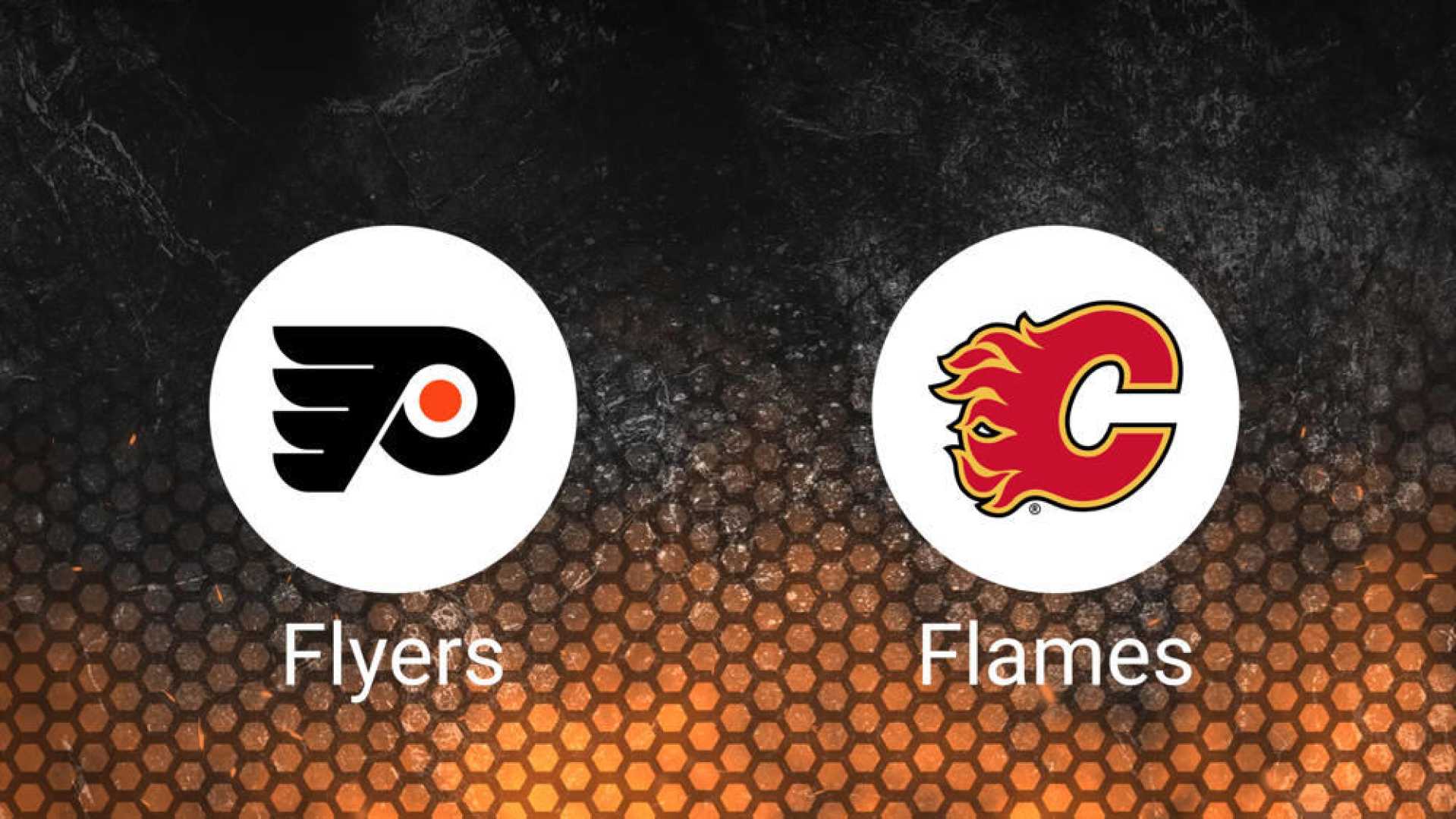 Philadelphia Flyers Vs. Calgary Flames Hockey Matchup