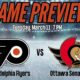 Philadelphia Flyers Vs Ottawa Senators March 2025