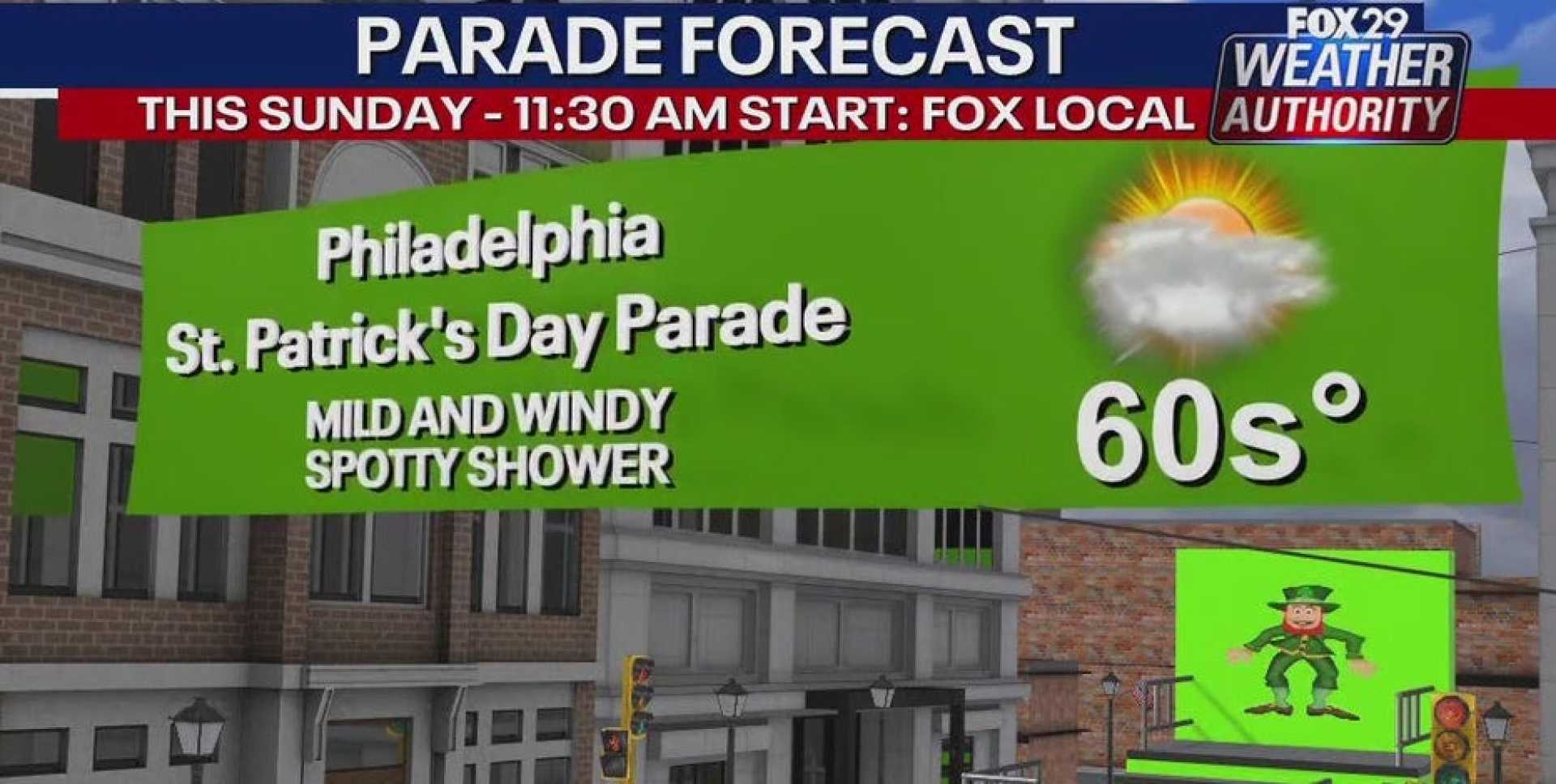 Philadelphia St. Patrick's Day Parade Weather Delays