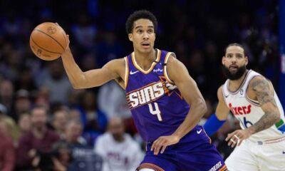 Phoenix Suns Rookie Oso Ighodaro In Action