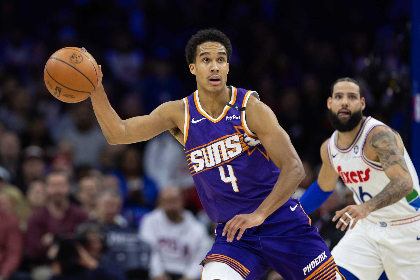 Phoenix Suns Rookie Oso Ighodaro In Action