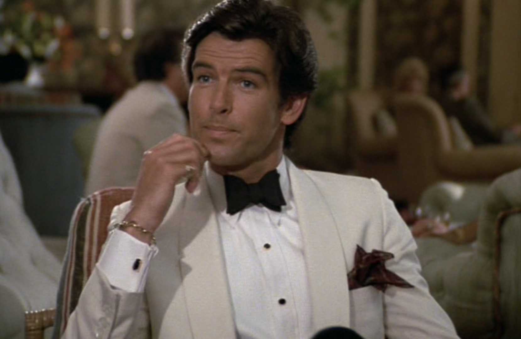 Pierce Brosnan James Bond Fashion Tuxedo Scene