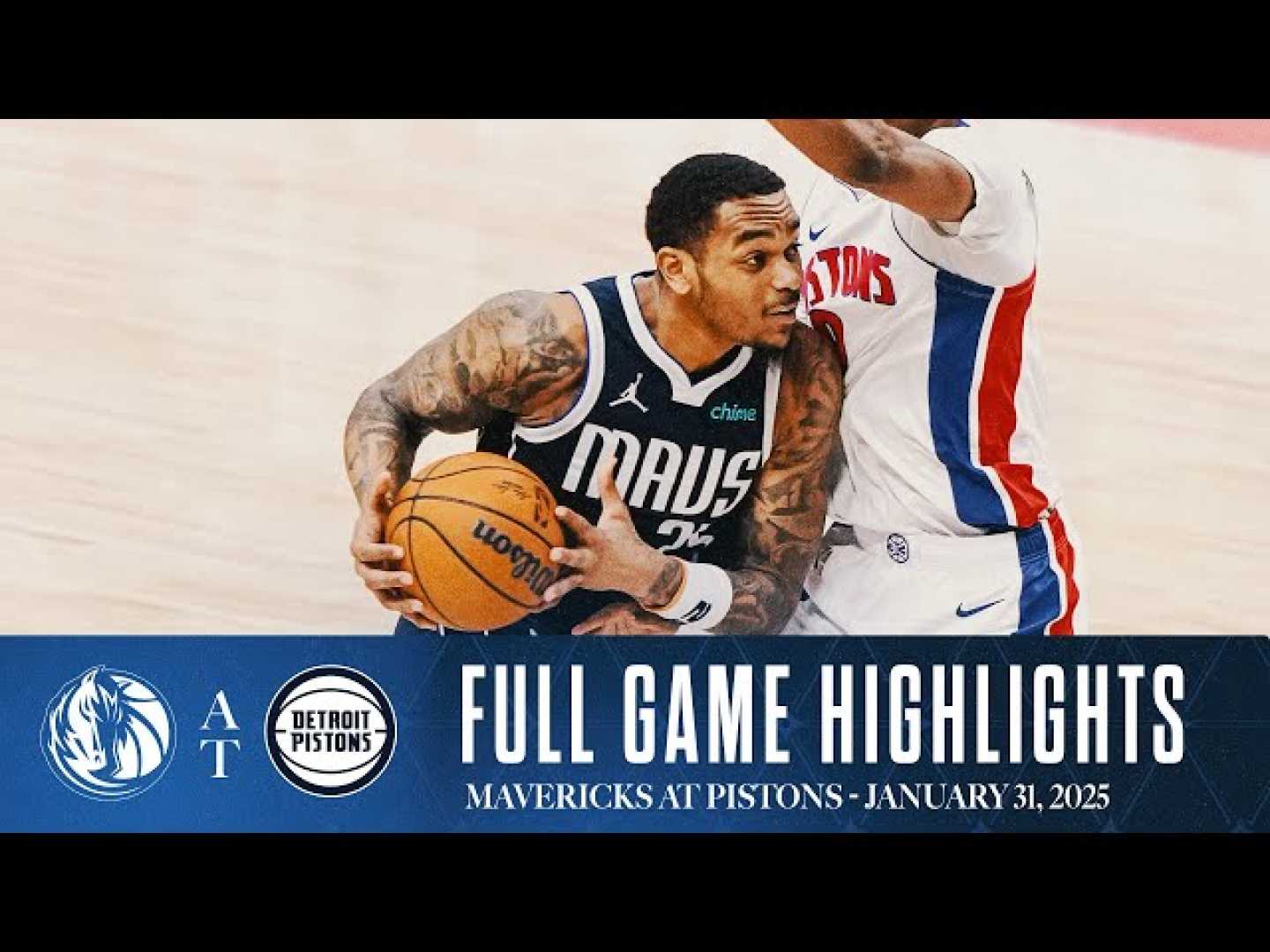 Pistons Mavericks Game Highlights March 2025