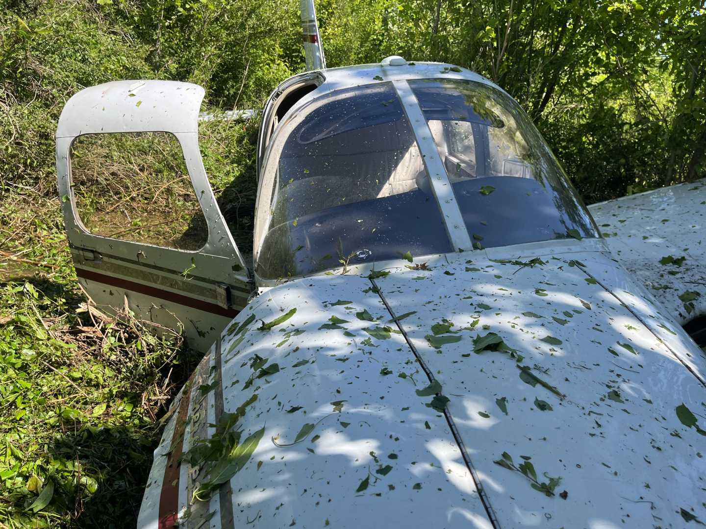 Pitt Greenville Airport Plane Crash Scene