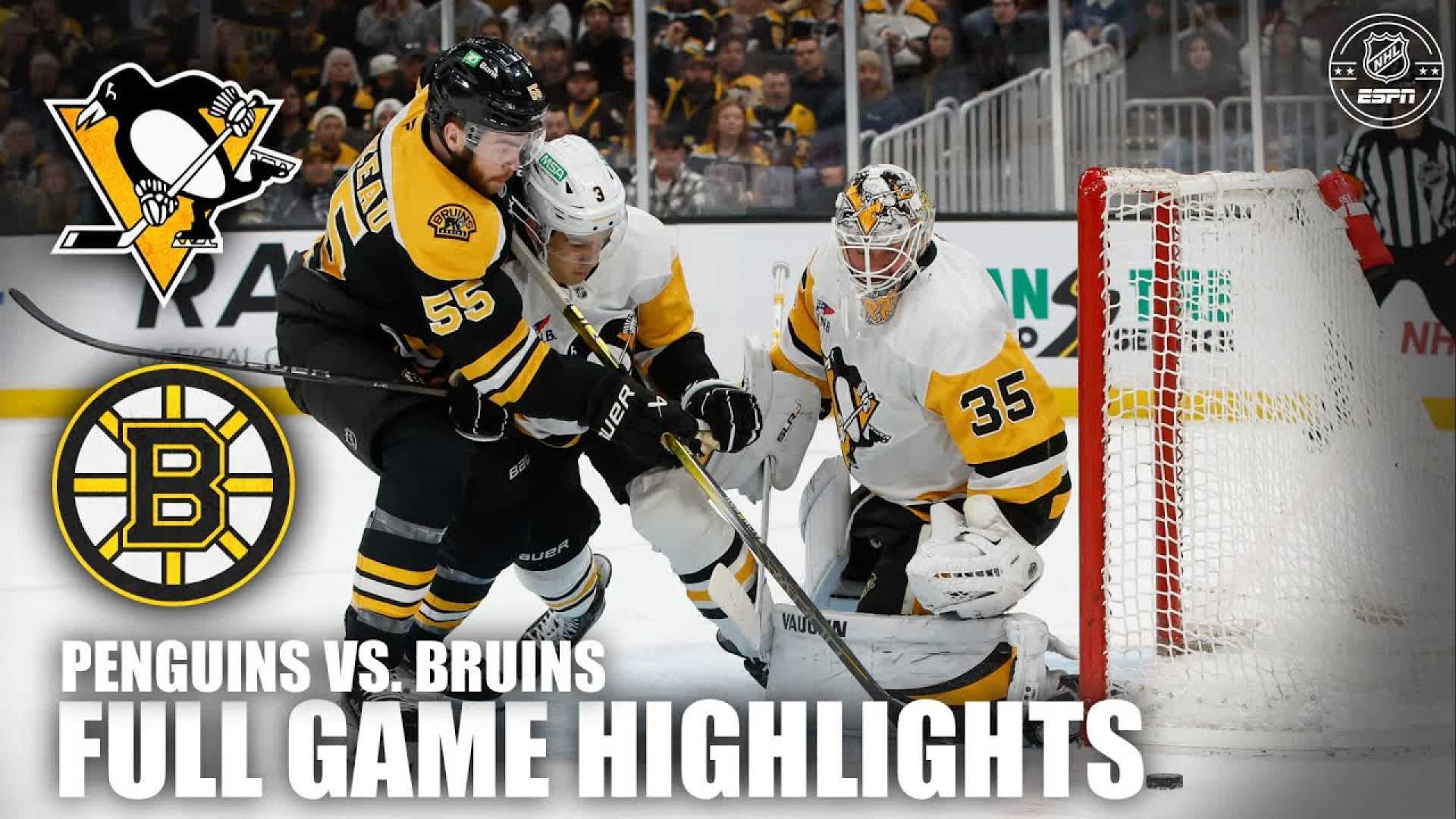 Pittsburgh Penguins Vs Boston Bruins Hockey Game