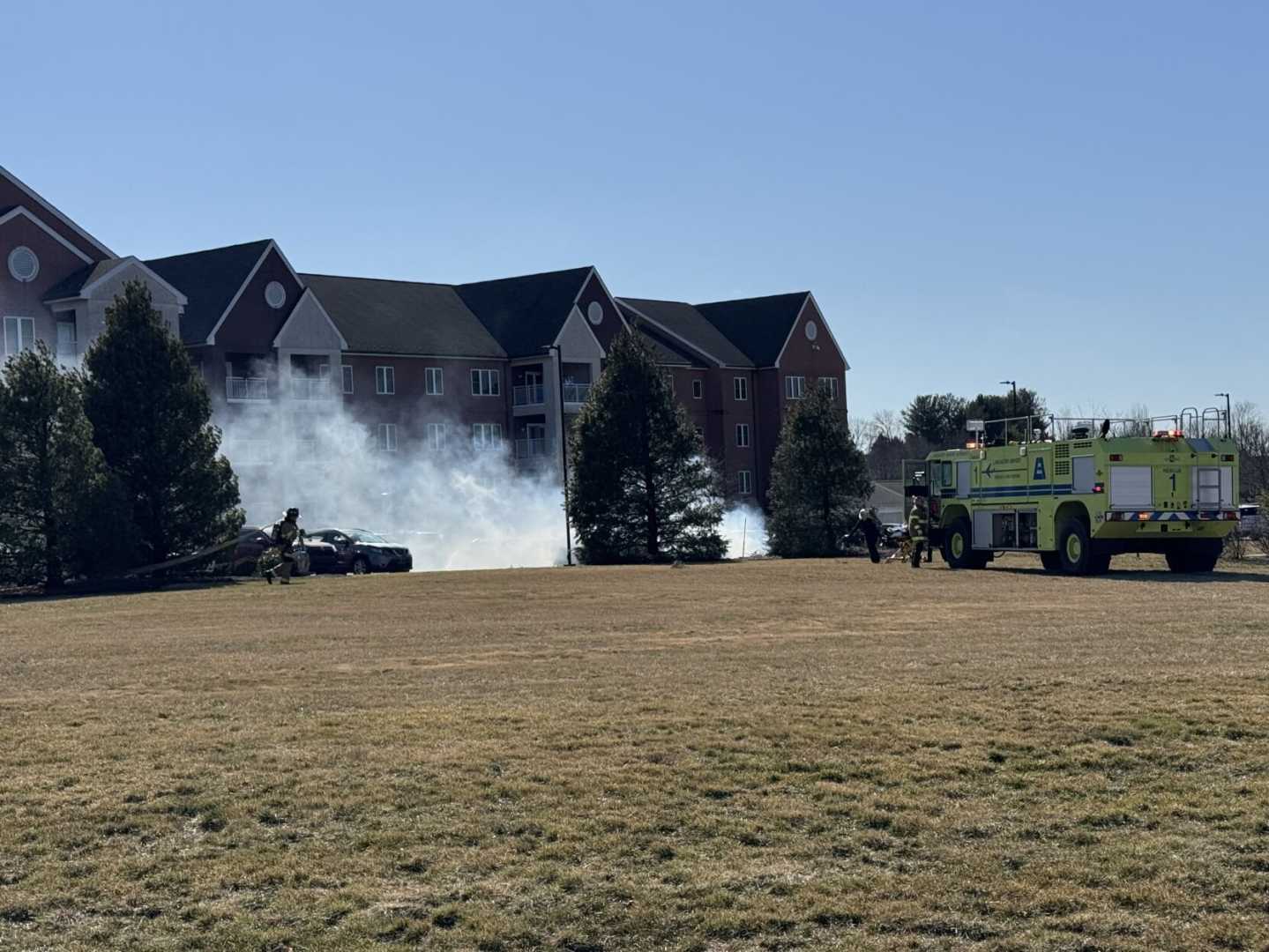 Plane Crash Scene Brethren Village Lancaster County