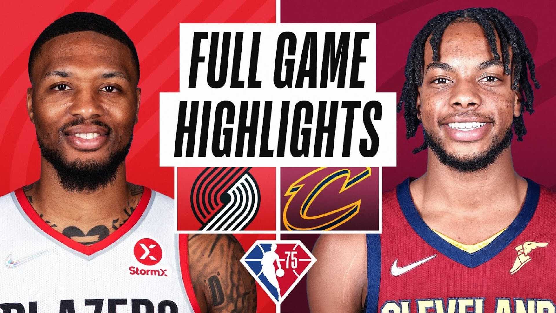 Portland Trail Blazers Cavaliers Game Highlights