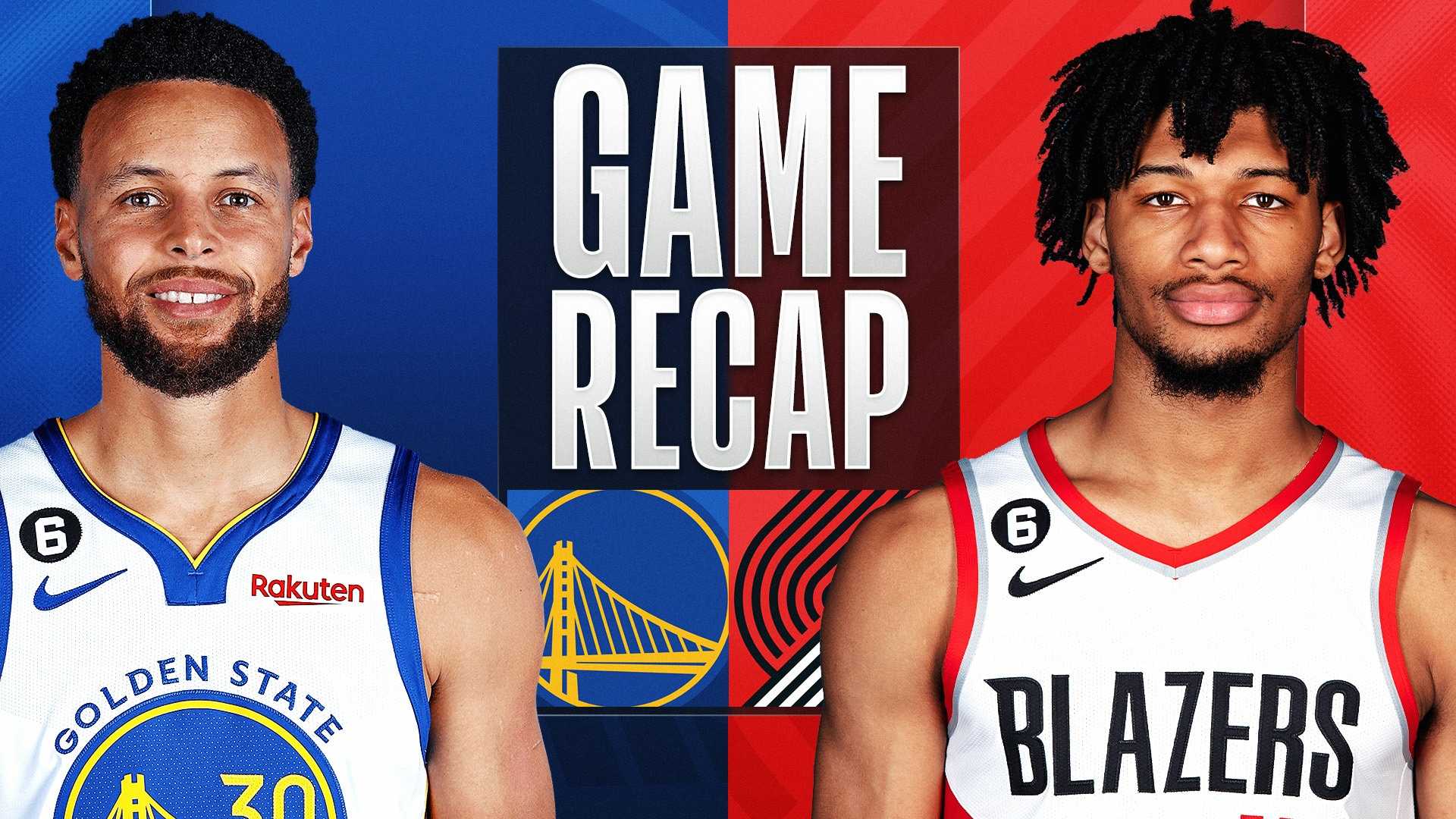 Portland Trail Blazers Vs Golden State Warriors Game