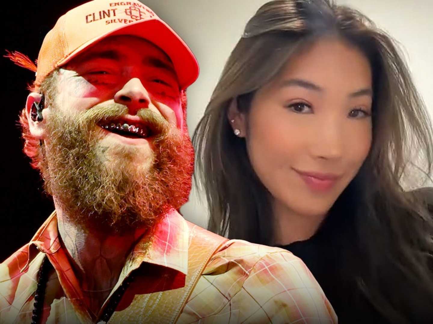 Post Malone With Girlfriend Christy Lee In Tiktok Video