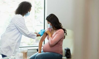 Pregnant Woman Doctor Immunization