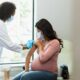 Pregnant Woman Doctor Immunization