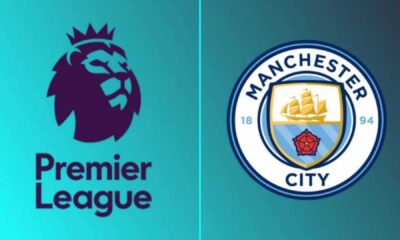 Premier League Logo And Manchester City Crest