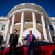 President Trump Tesla Model S White House