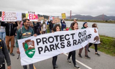 Protesters National Parks Signs