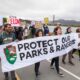 Protesters National Parks Signs