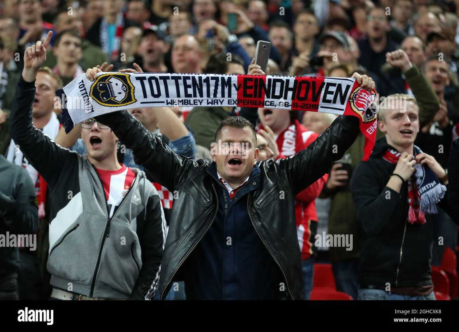 Psv Eindhoven Fans At Champions League Match