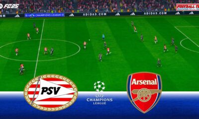 Psv Eindhoven Vs Arsenal Champions League Match