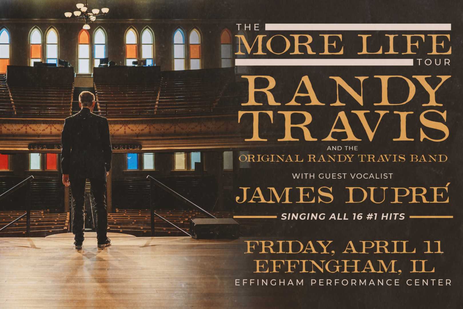 Randy Travis Country Singer Concert Tour Promotion