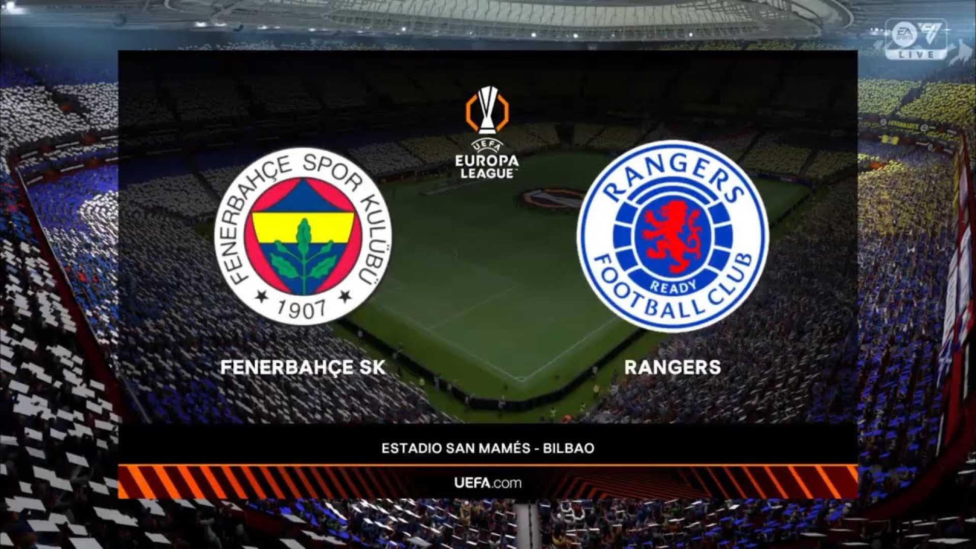 Rangers Vs Fenerbahce Europa League Match