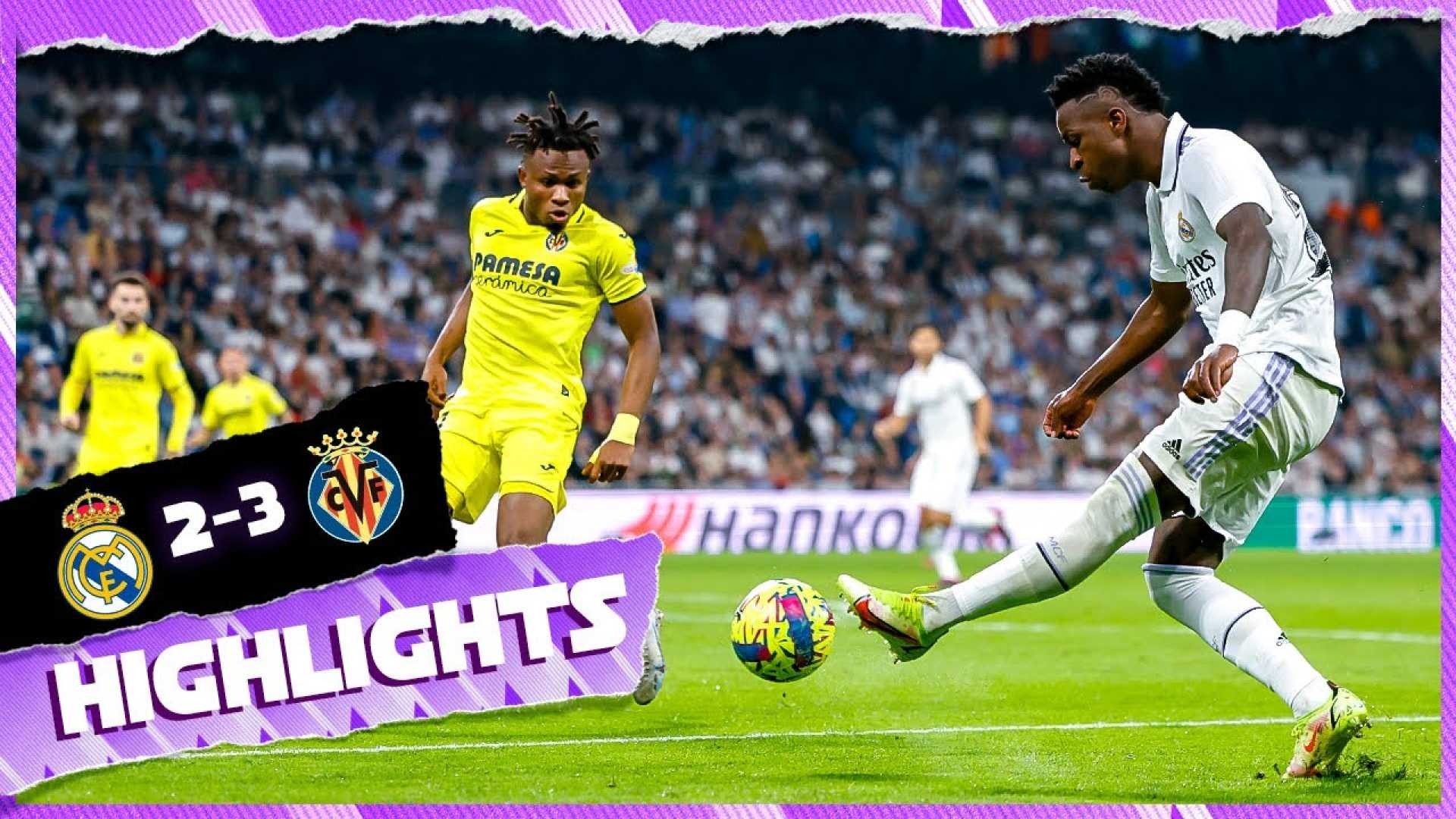 Real Madrid Villarreal La Liga Match Highlights