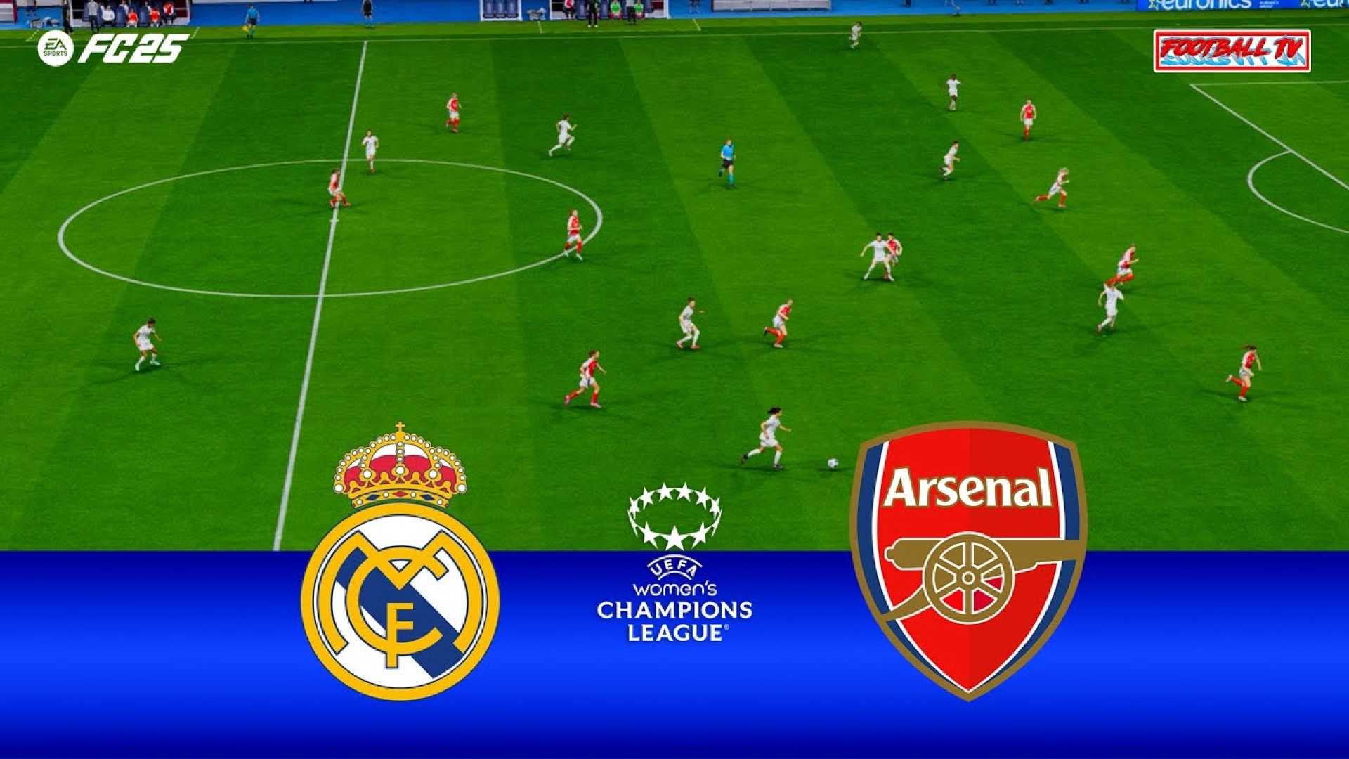 Real Madrid Vs Arsenal Women's Football Match