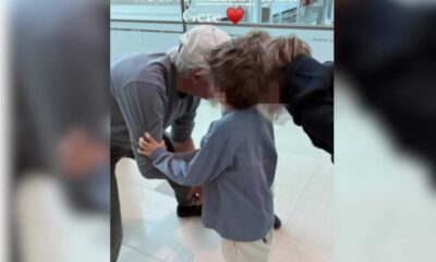 Richard Gere Family Reunion Madrid Airport