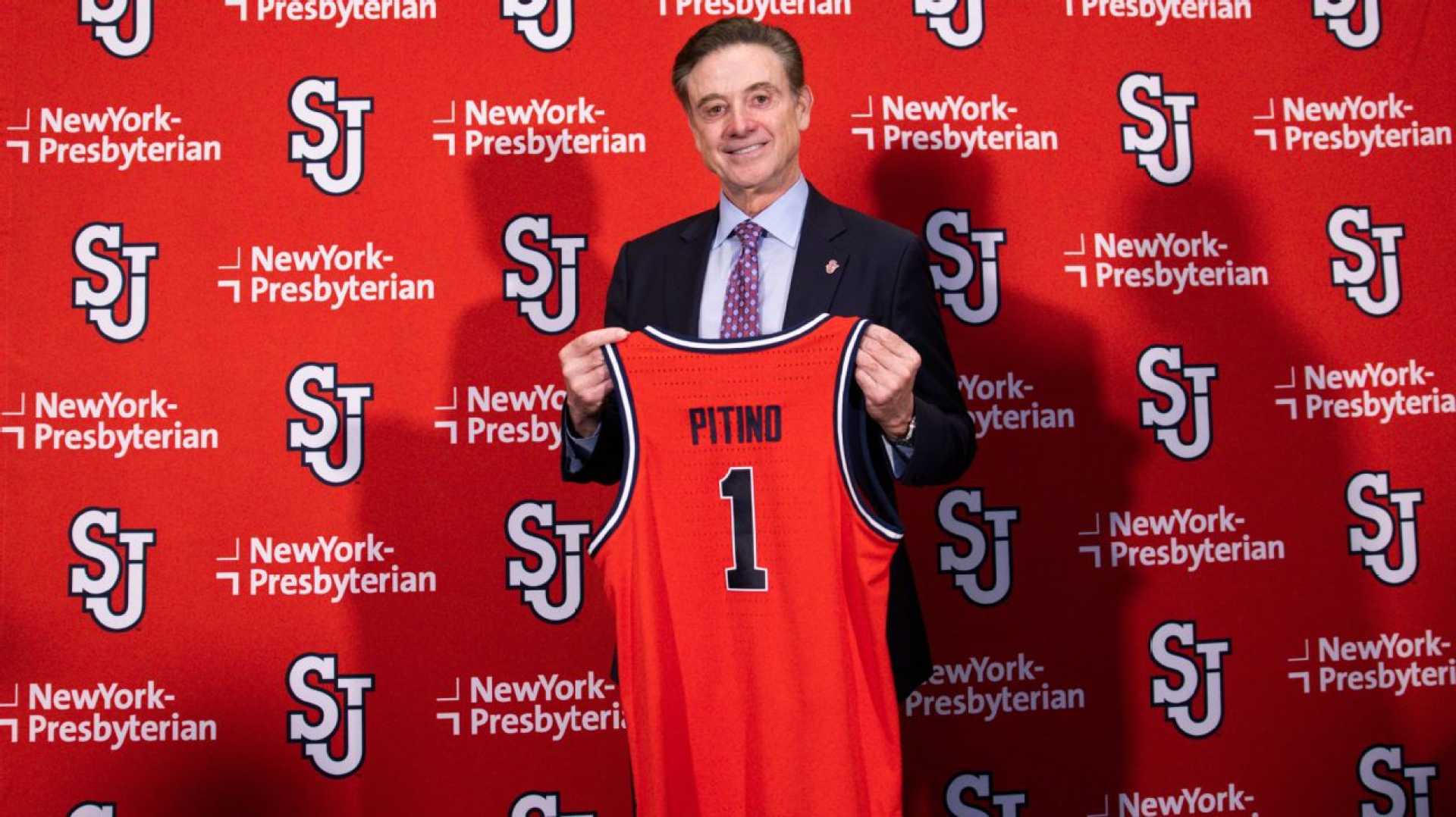 Rick Pitino Coaching St. John's Basketball Team