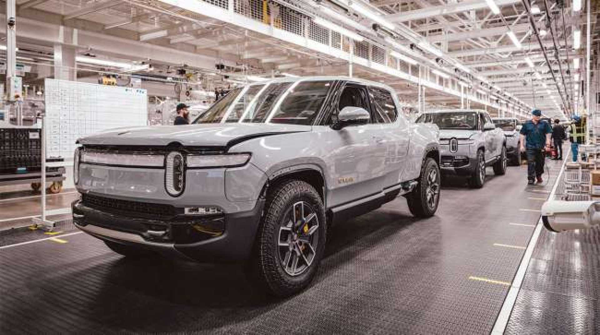 Rivian Automotive Electric Vehicles Production Line