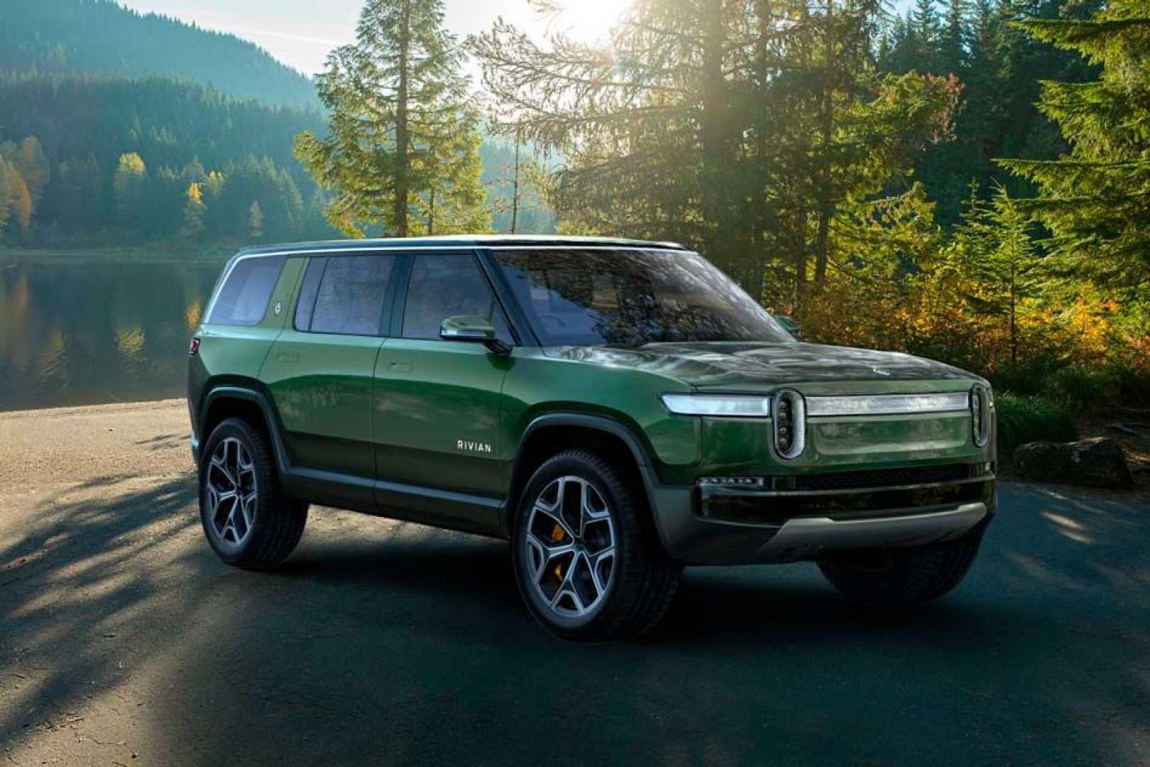 Rivian Electric Vehicles On The Road