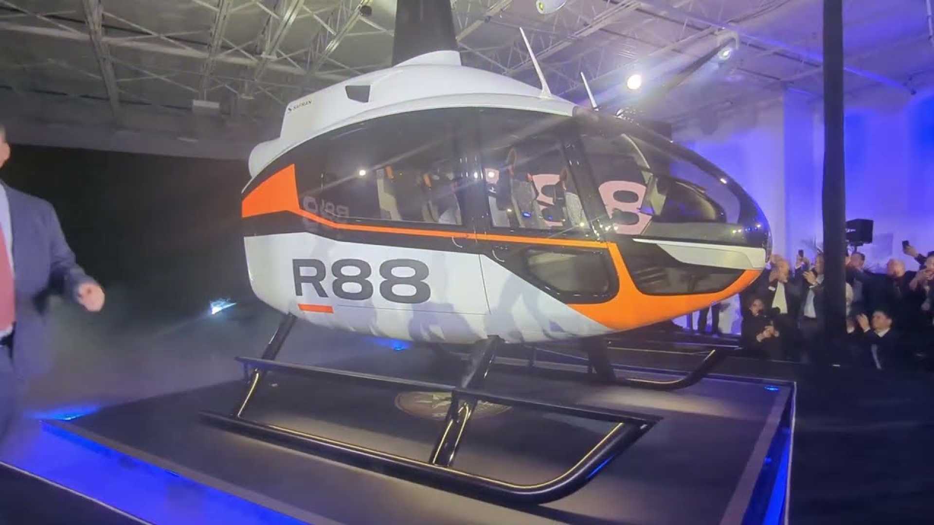 Robinson R88 Helicopter Unveiling Event