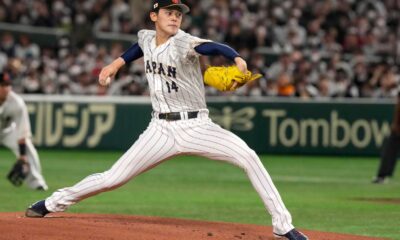 Roki Sasaki Pitching In Tokyo Dome