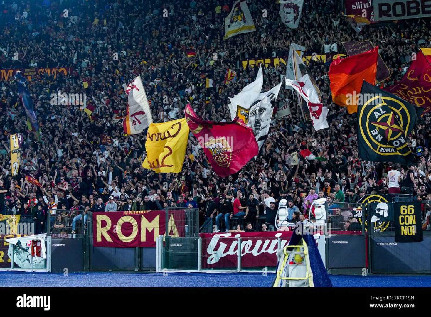 Roma Stadio Olimpico Europa League Match