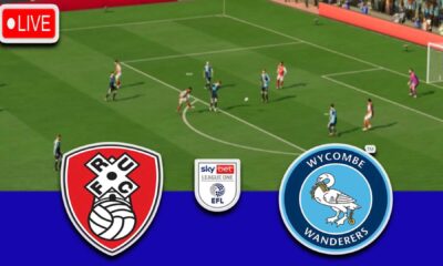 Rotherham United Vs Wycombe Wanderers Football Match