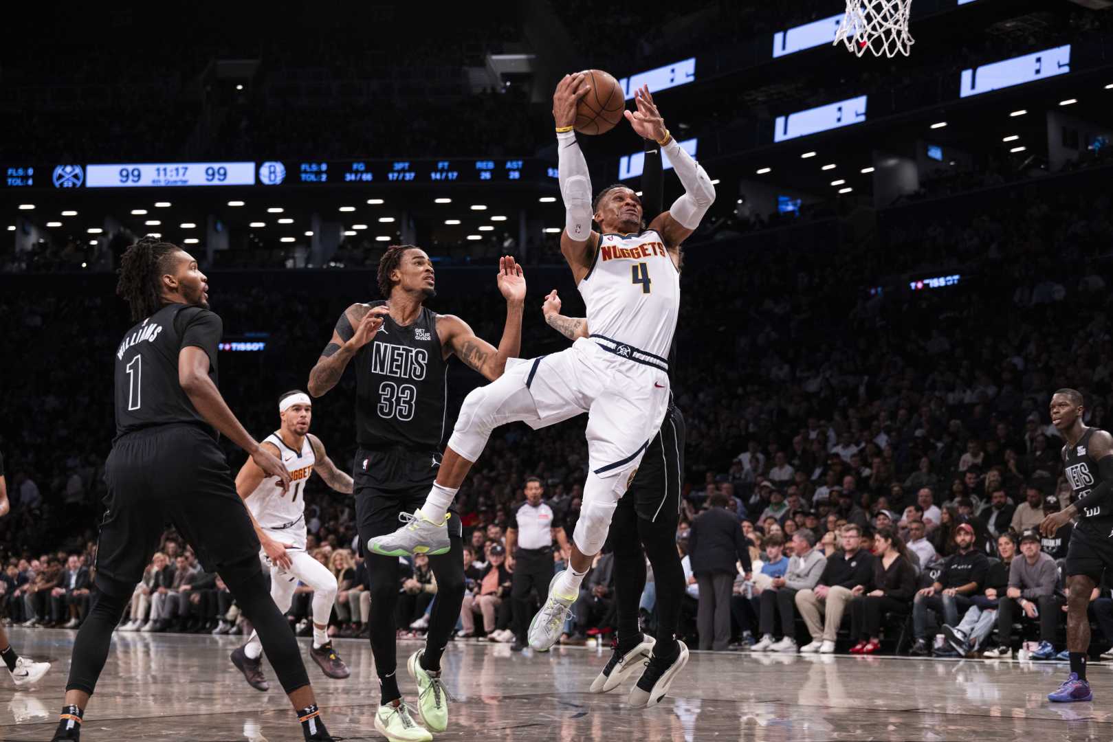 Russell Westbrook Denver Nuggets Action Shot