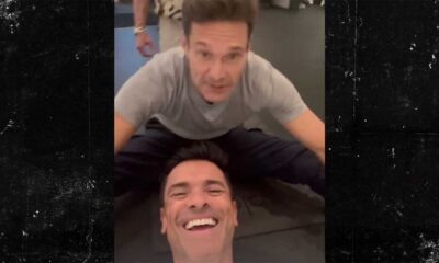 Ryan Seacrest Mark Consuelos Gym Workout