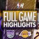 Sacramento Kings Game Highlights