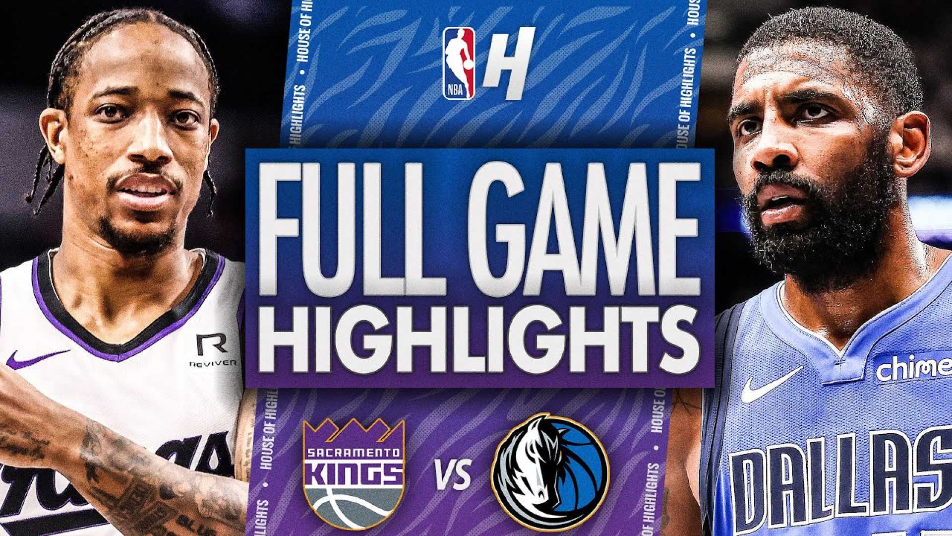 Sacramento Kings Vs Dallas Mavericks Nba Game Highlights