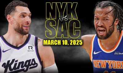 Sacramento Kings Vs New York Knicks Basketball Game