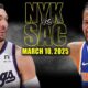 Sacramento Kings Vs New York Knicks Basketball Game