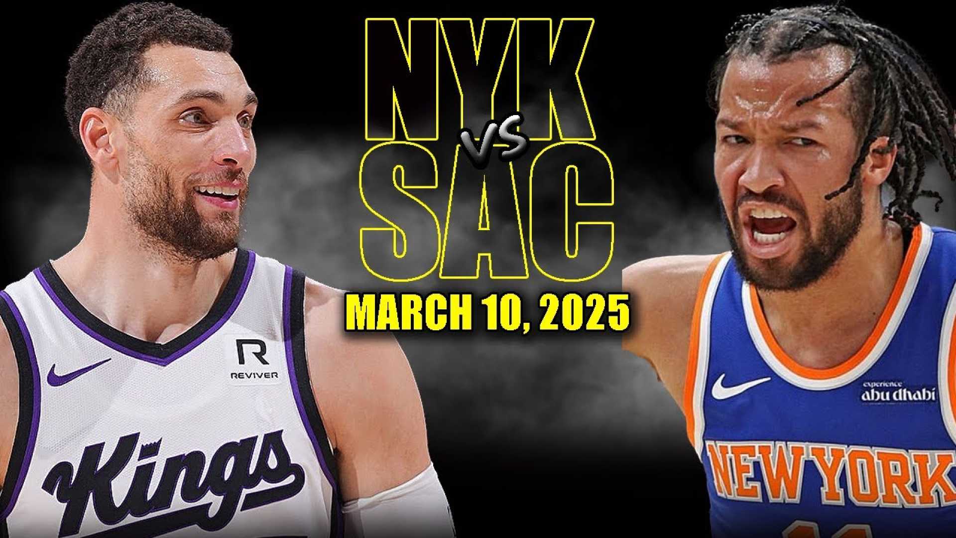 Sacramento Kings Vs New York Knicks Basketball Game