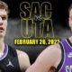 Sacramento Kings Vs Utah Jazz Game Highlights