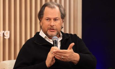 Salesforce Ceo Marc Benioff At World Economic Forum