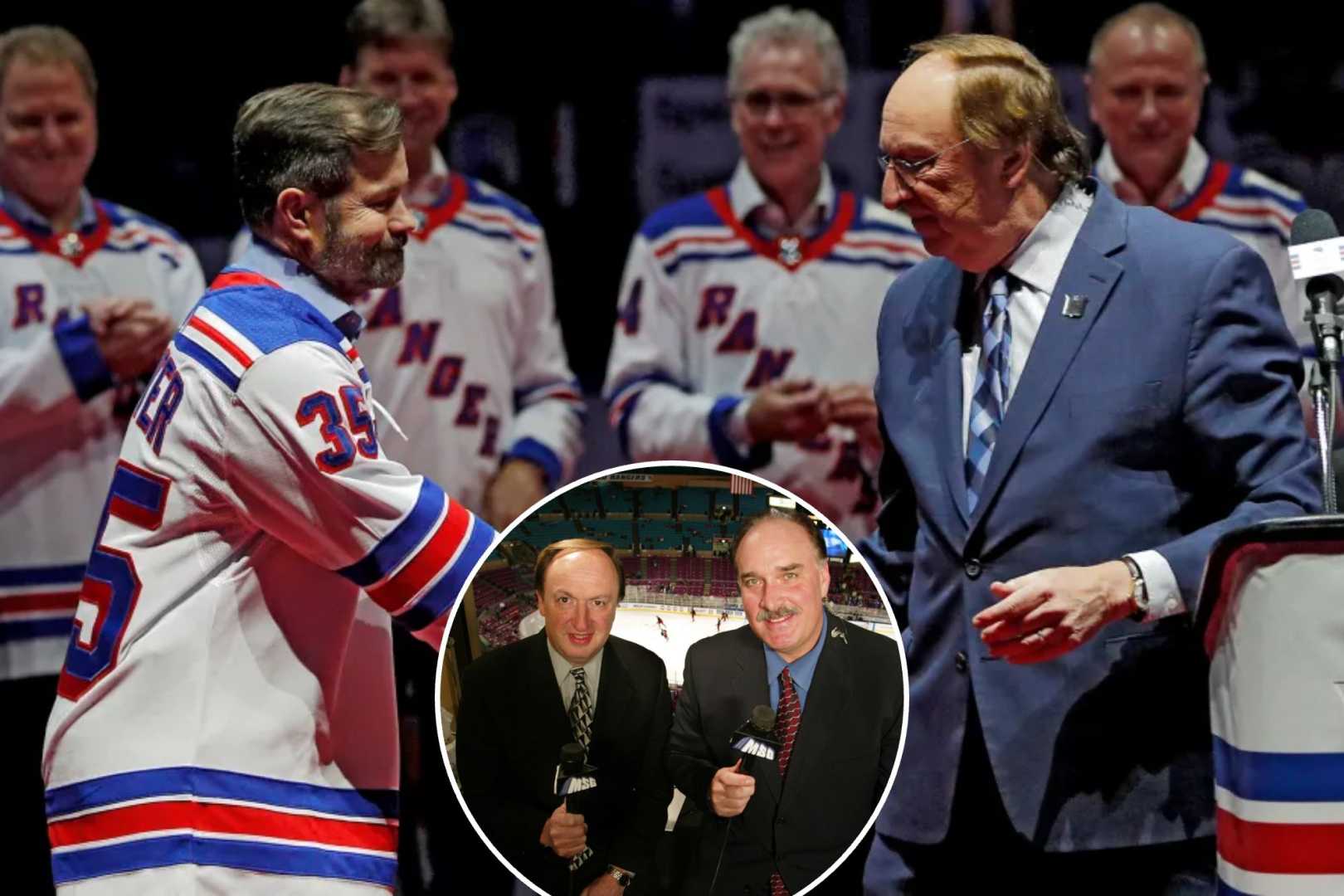 Sam Rosen New York Rangers Retirement Celebration